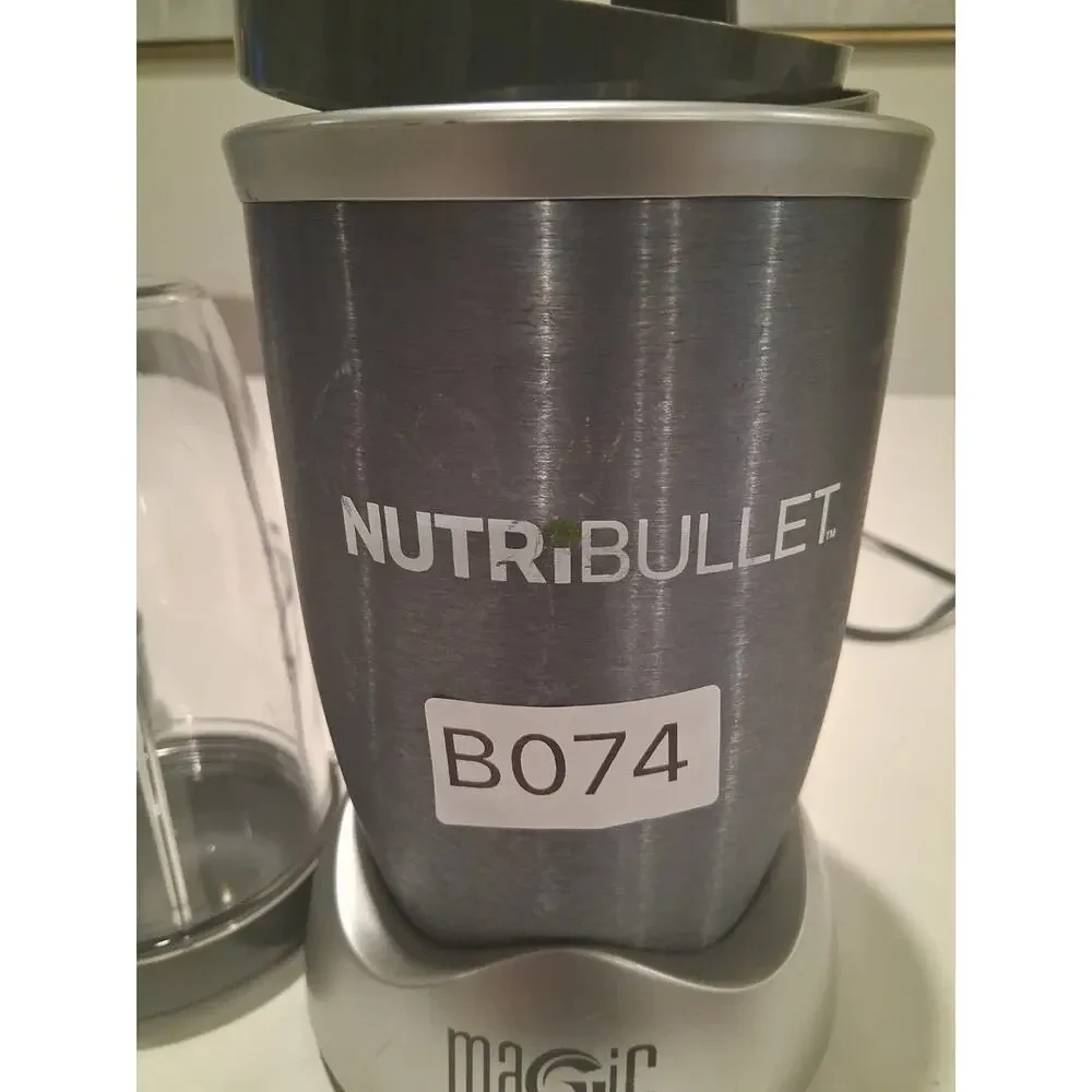 NutriBullet Magic Bullet Blender Set with 3 Cups, Blades & Lip Rings - Tested